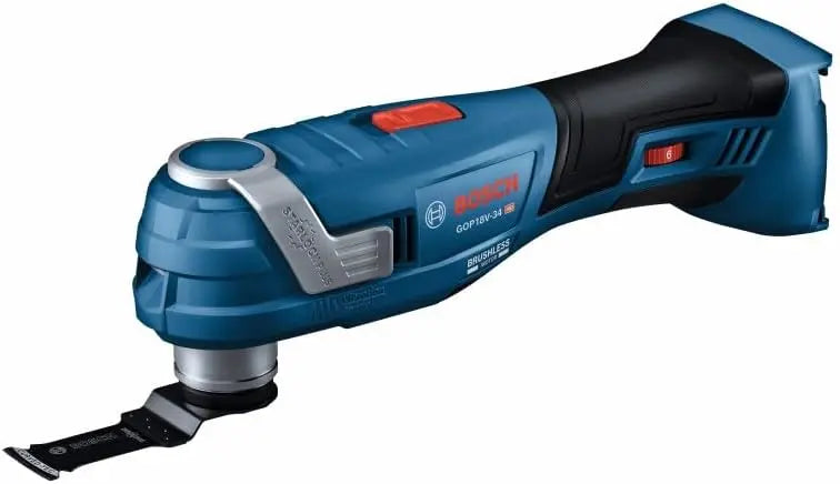 BOSCH GOP18V-34N Outil multifonction oscillant sans balais StarlockPlus 18 V outil nu – bleu/noir/gris