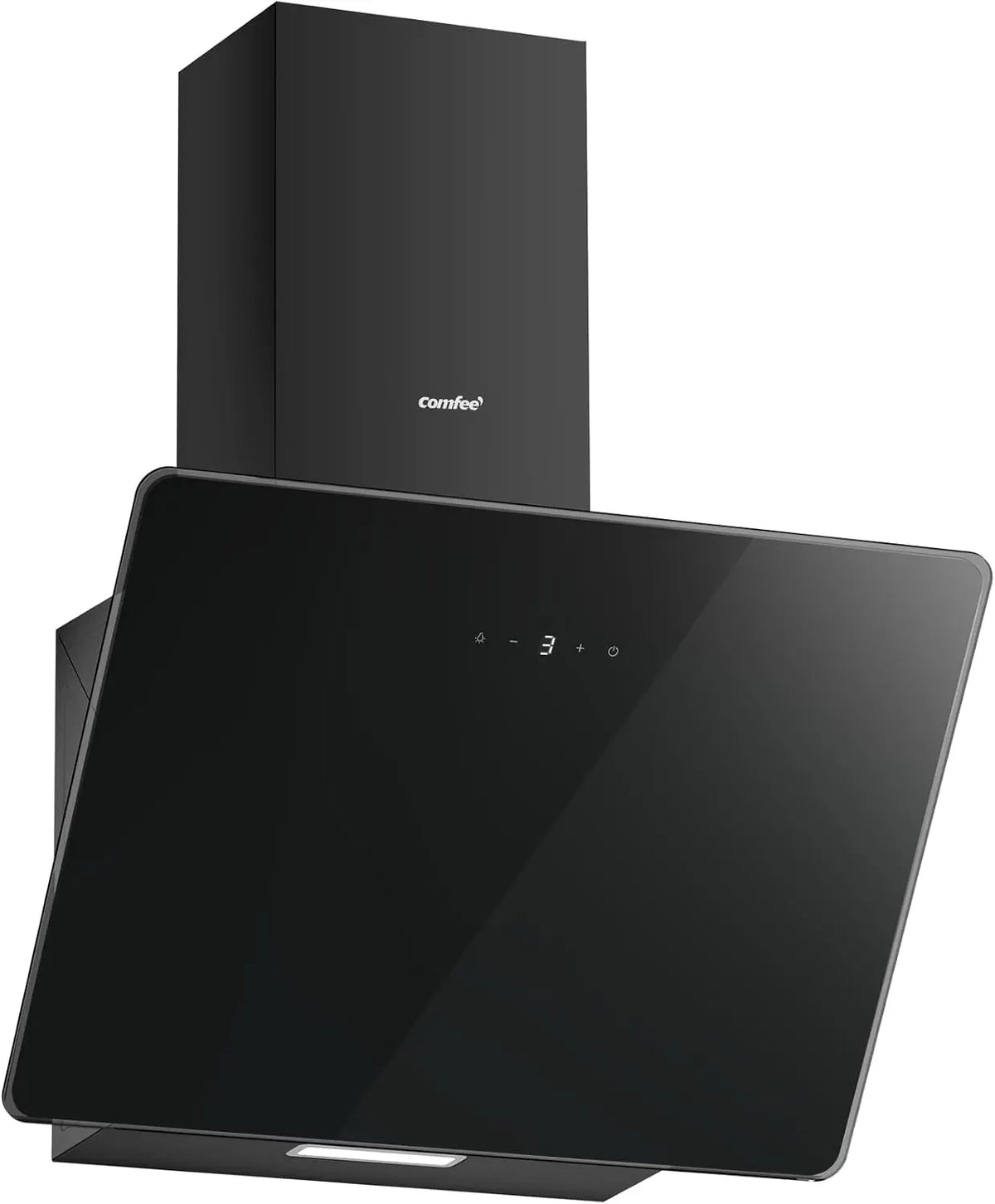 COMFEE' ANGJ64B-60 Hotte aspirante Inclinée – 400 m³/h, noir