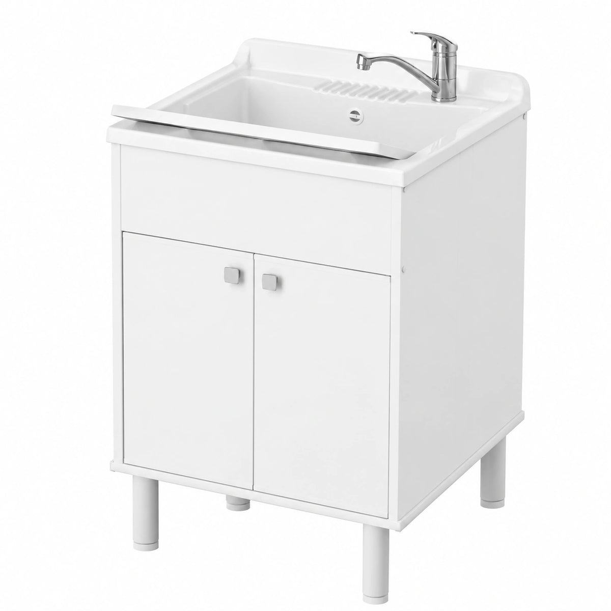 Ensemble de meubles de salle de bain, coloris blanc, pour la salle de bain