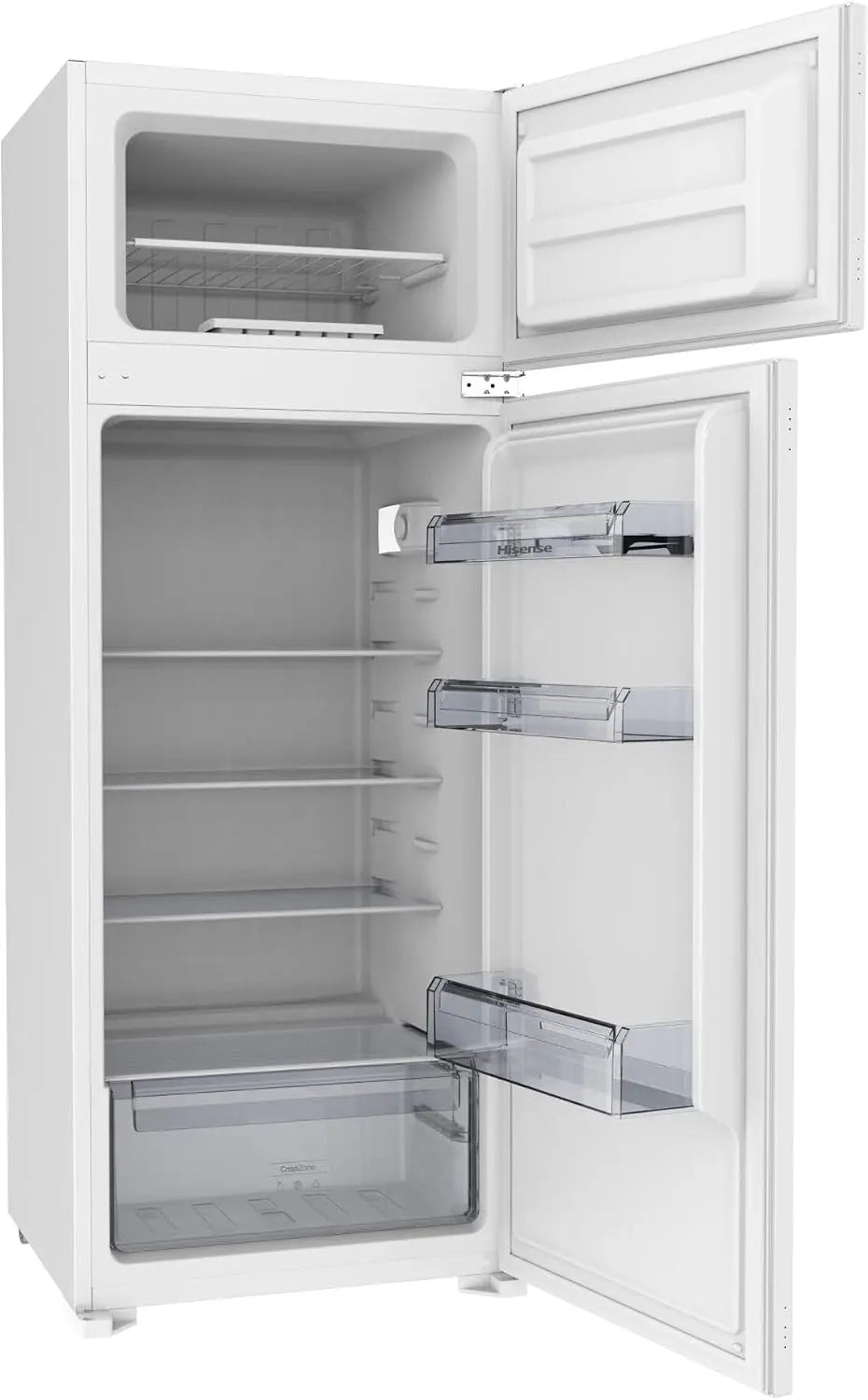 DOPPIA PORTA INCASSO 205L réfrigérateur – gris