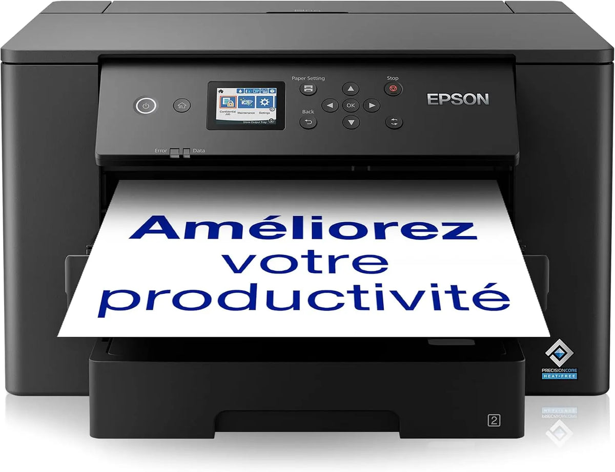 Epson Imprimante WorkForce WF-7310DTW : Imprimante recto verso / Fax – gris/noir