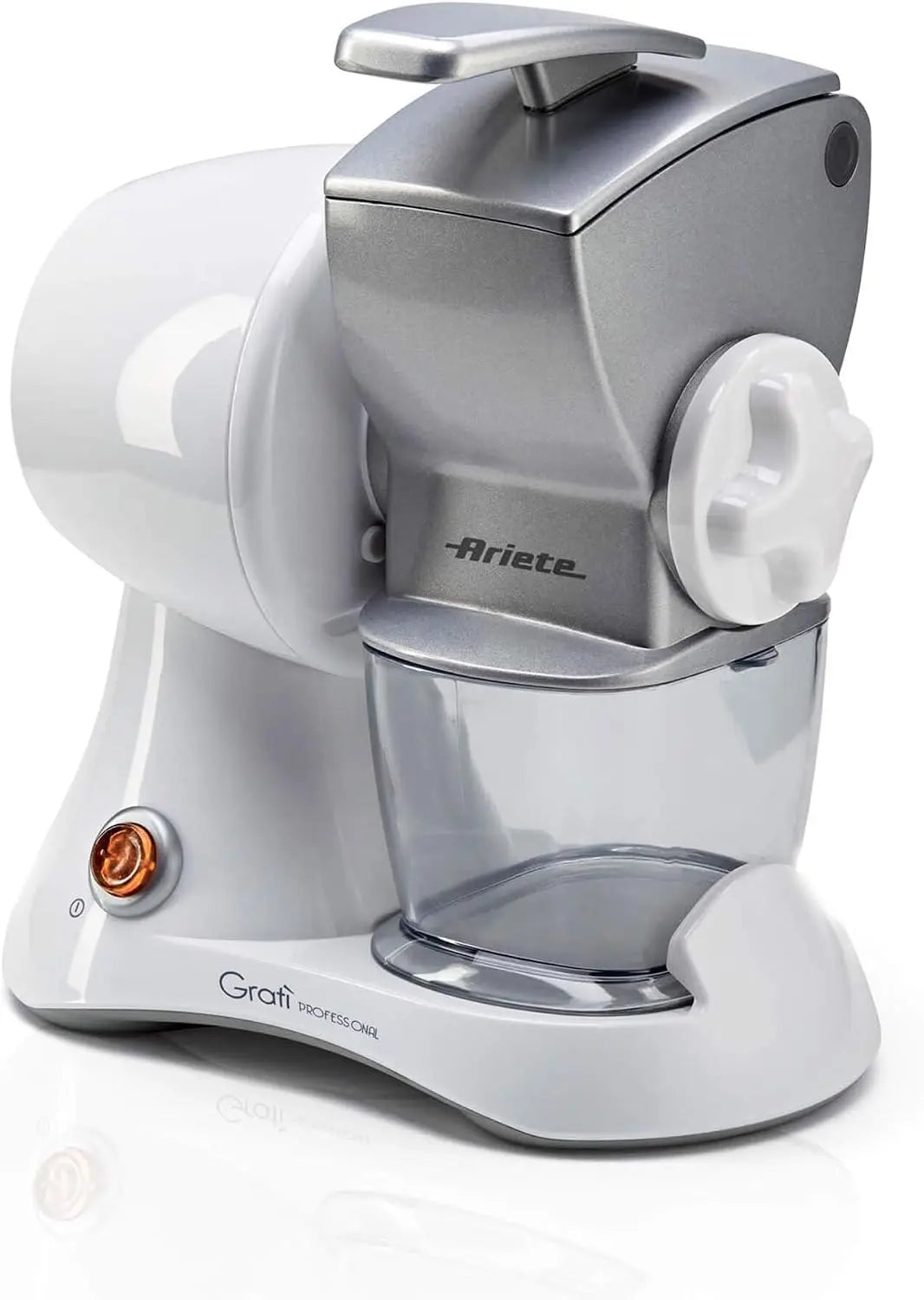 448 Gratì Professional - Râpe à Fromage Électrique avec Rouleau Professionnel – 120 W, gris