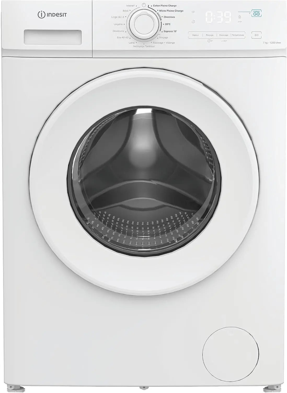 Indesit Lave linge Frontal INDESIT lave-linge – 43 litres / 46 litres, 45 kWh, gris