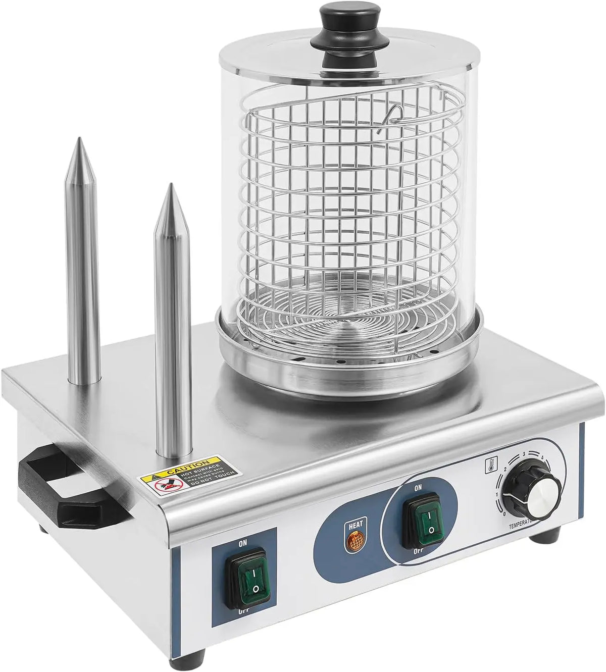 Machine à Hot-Dog 550W – 50 Hz, gris