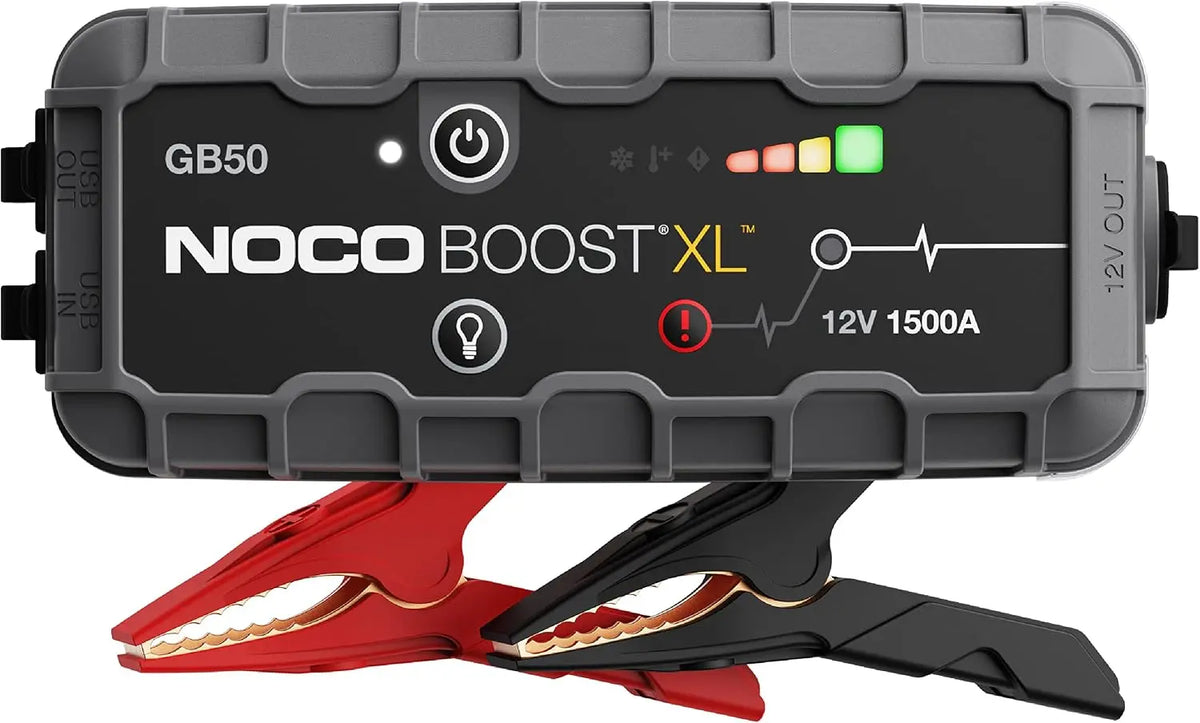 NOCO Boost GB50 Booster Batterie 1500A pour Essence 7,0L et Diesel 4,5L – gris/noir