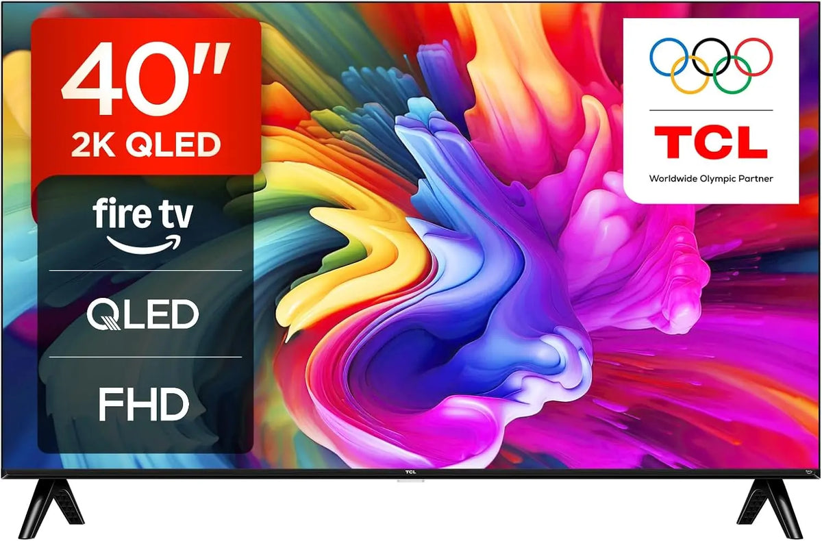 TCL 40 Pouces haute définition Smart QLED Direct LED SF560 avec Fire téléviseur et télécommande vocale – noir