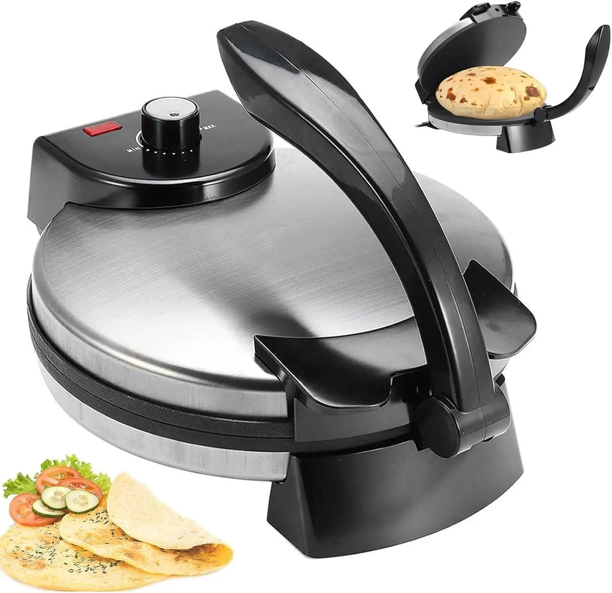 Machine à roti électrique 1800 W – gris/noir