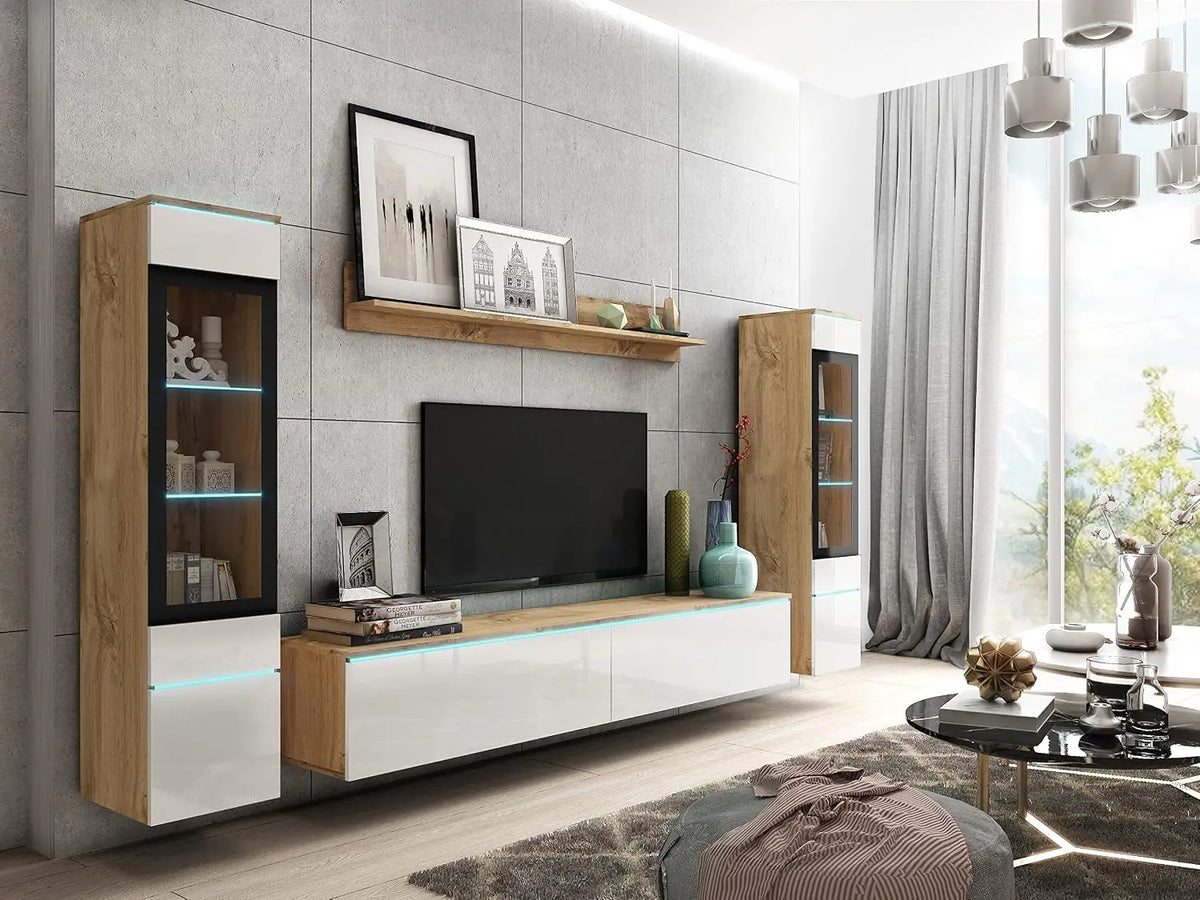 PIASKI VRB0002 Ensemble de meubles de salon Vera II – blanc