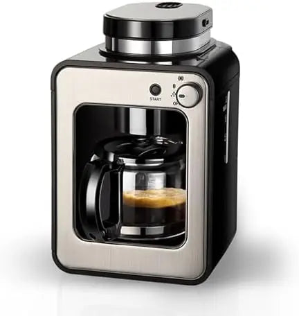 Machine à café entièrement automatique – 600 W, 600 ml, gris/noir