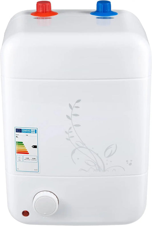 Chauffe-eau électronique instantané 8L - Blanc - Modern - 30-75°C – 1500 W, 23 x 21 x 36 cm
