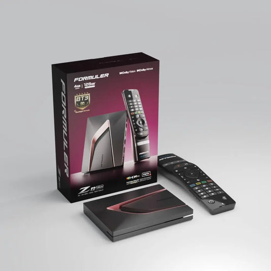 Formuler Z12 Ultra Lecteur multimédia en Streaming 4K – HDR10, 0,5 W, 4 Go / 128 Go, gris