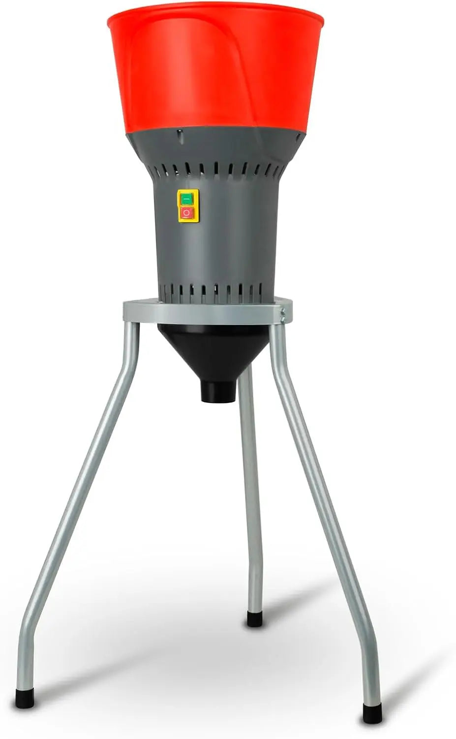EBERTH Moulin à Céréales Électrique sur Pied – 1300 W, 13 L, argenté