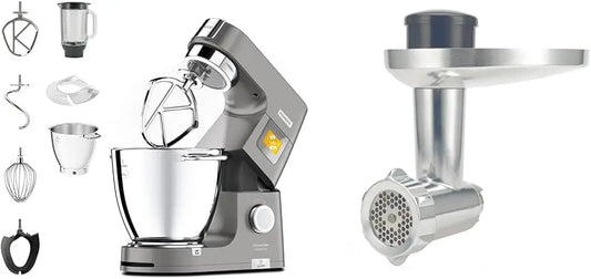Kenwood Titanium Chef Pâtissier XL KWL90.034SI – 1400 W, 7 L, 25 x 16 x 25 cm, argenté