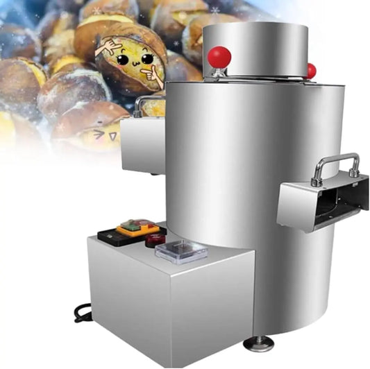 Machine À Décortiquer Les Châtaignes Automatique – 550 W, argenté