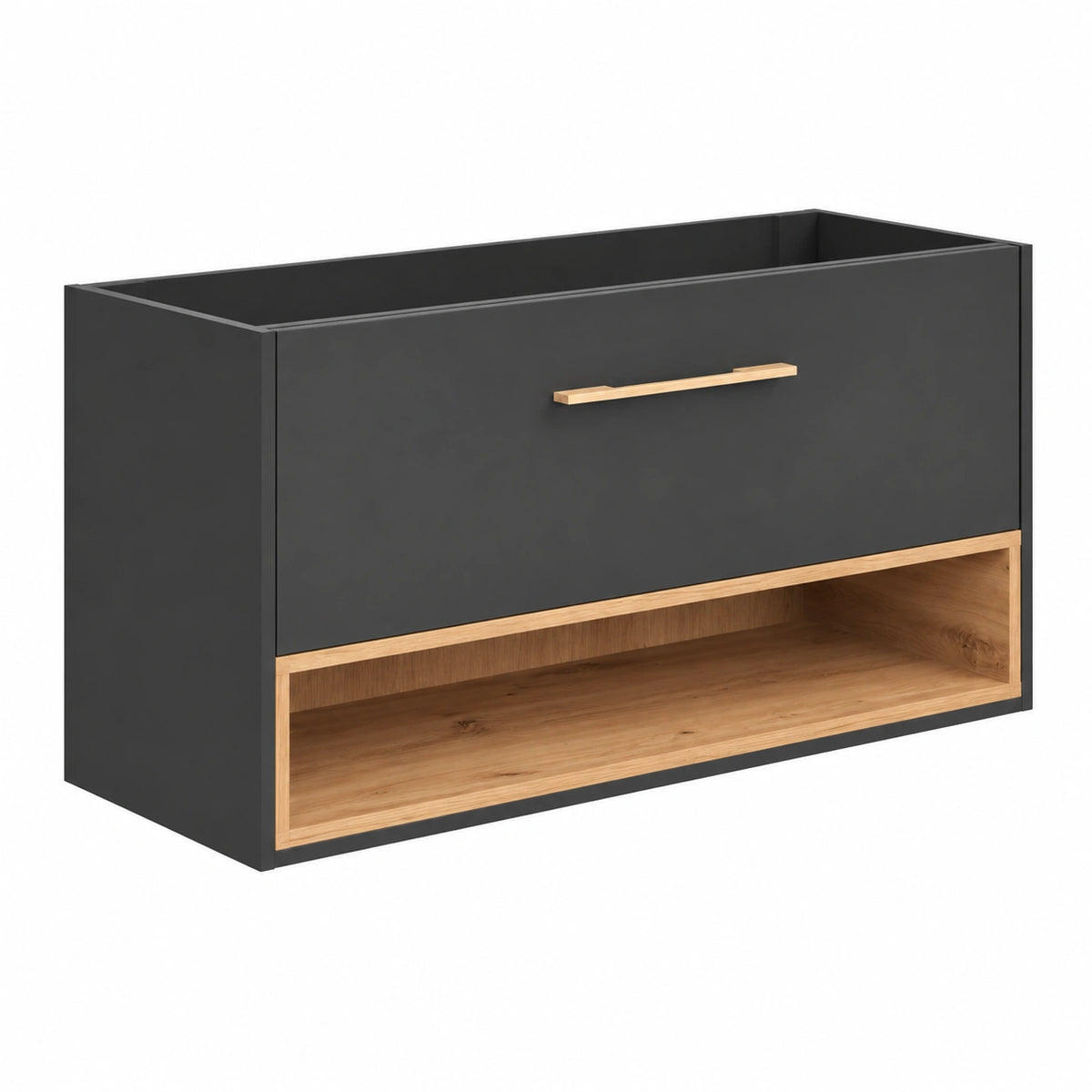 Ensemble de meubles de salle de bain, coloris anthracite, pour la salle de bain