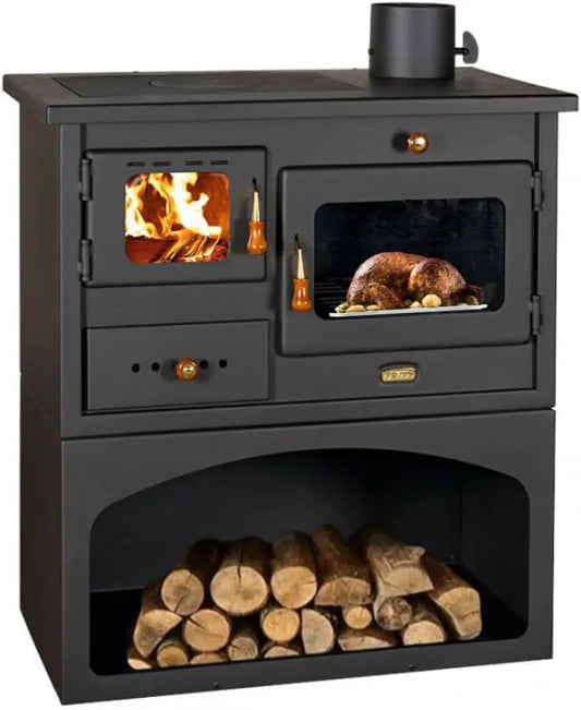 Four de cuisine modèle 1P34 10,1 kW – gris/noir