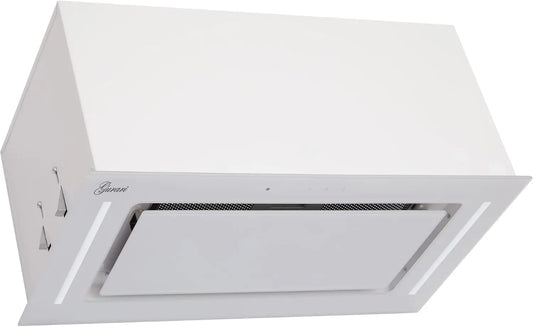 Gurari 217 PRIME hotte de plafond 52 cm blanche encastrée avec bloc de ventilation – 3 W / 6 W, 1000 m³/h, 217 WH