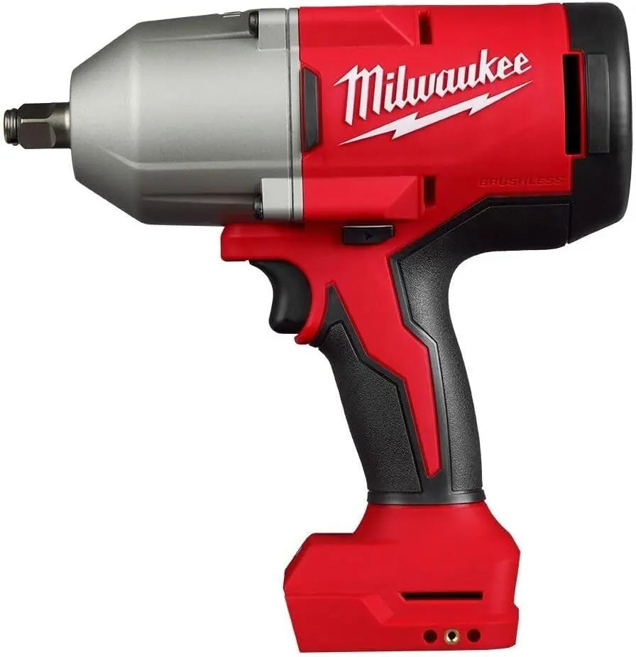 Milwaukee 2666-20 M18 Clé à Chocs à Couple élevé sans balais 1,27 cm avec Bague de Friction – rouge/gris