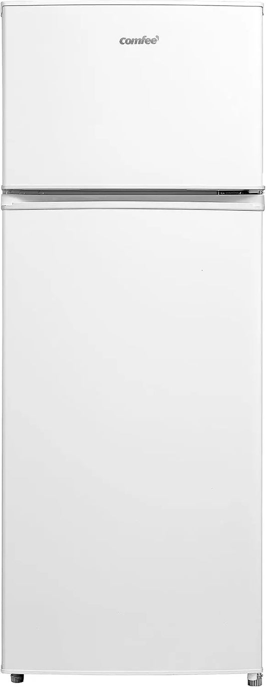 Comfee RCT284WH2A Réfrigérateur/congélateur supérieur / 176 kWh/an/Hauteur 143 cm/Lumière LED/Charnière – 204 L / 163 L