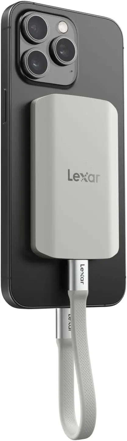 Lexar ES5 portable Disque SSD 4To – gris/noir