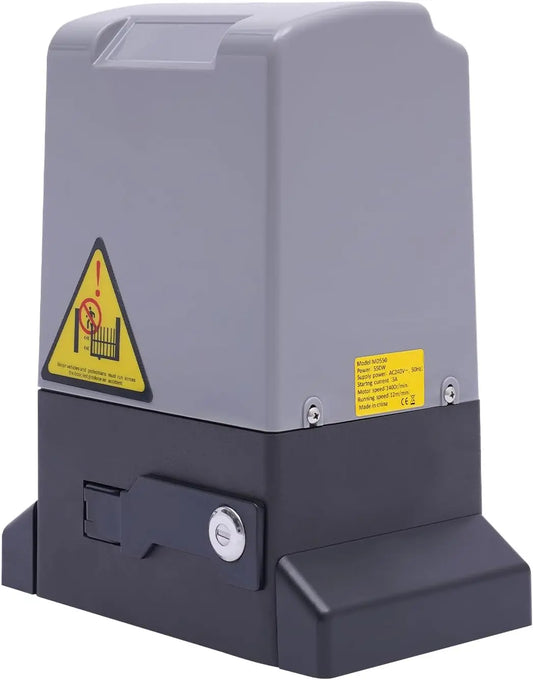 Moteur électrique pour portail coulissant 550 W – 32 x 26 x 39 cm, 50 Hz, gris