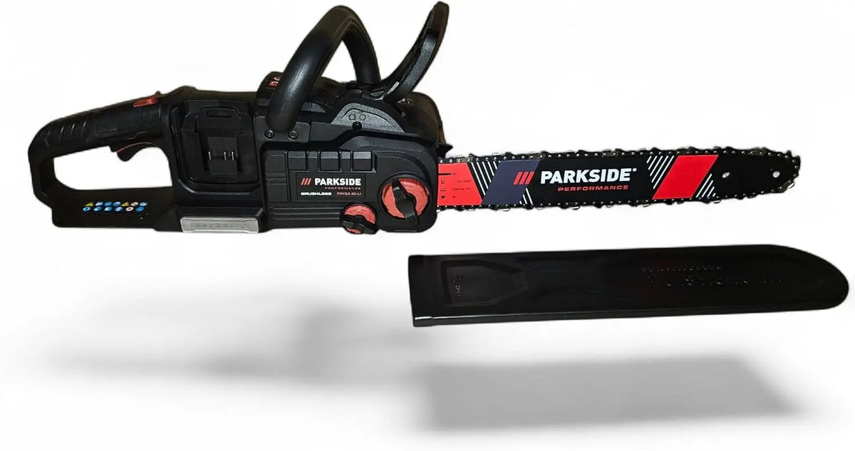 Parkside Performance Tronçonneuse sans fil 40 V PPKSA 40 Li B2 – sans batterie, noir/gris