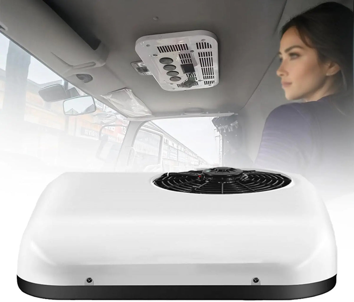 Climatiseur de Toit pour Camping-Car – V/24, 2600 W, gris