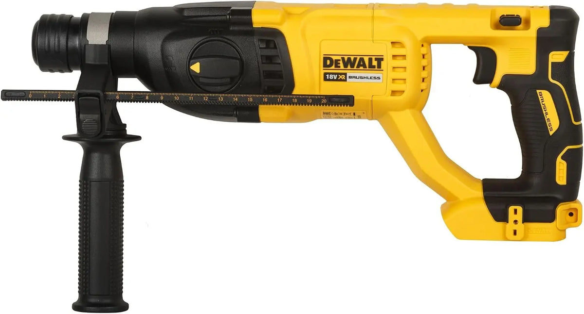 DEWALT Perforateur SDS Plus 26 mm sans balais 18V XR – DCH133NT-XJ, 4 Ah, noir/jaune/gris