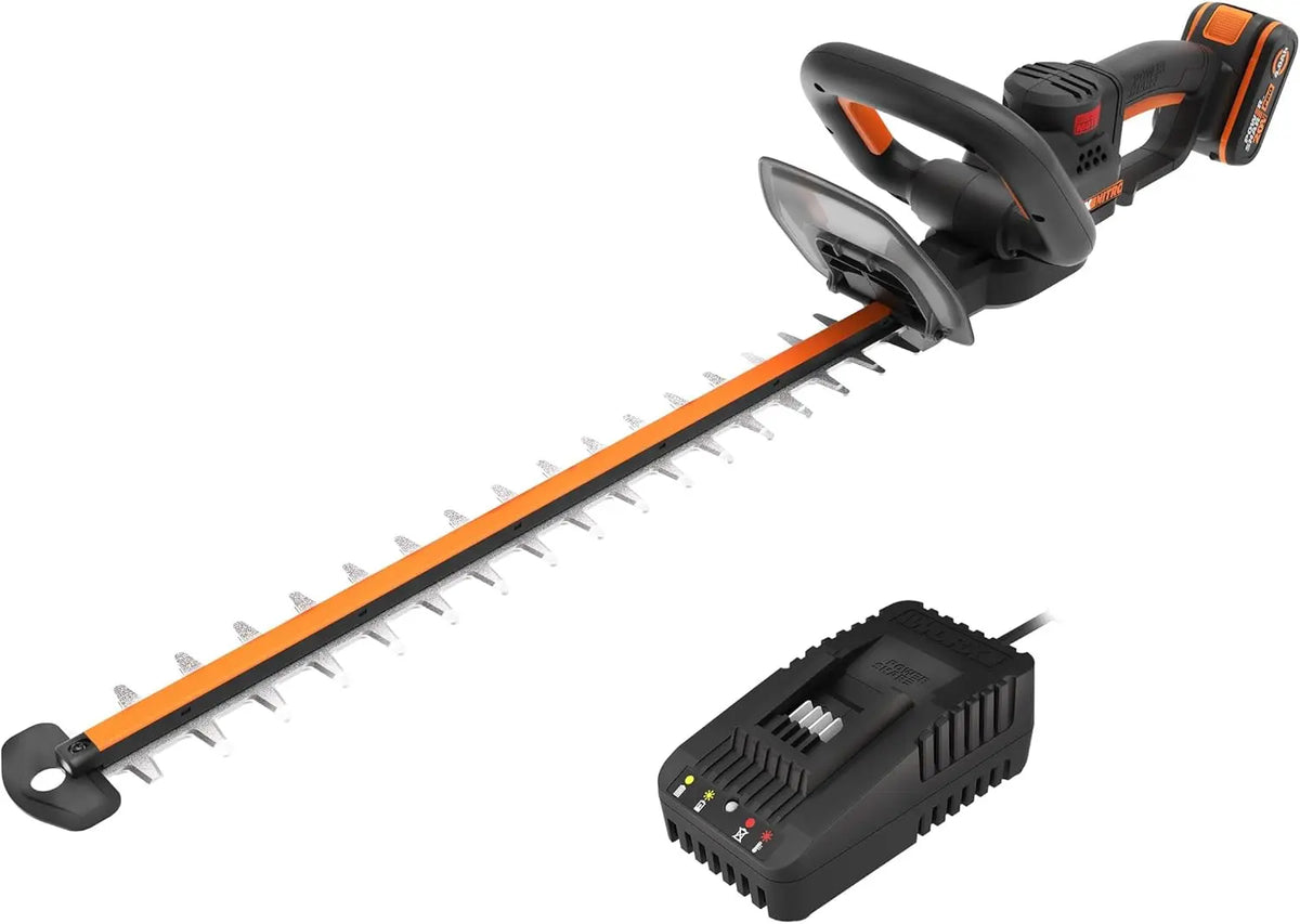 WORX Taille-Haies sans balais sans Fil 20V WG263E Lame 56 cm – gris/noir