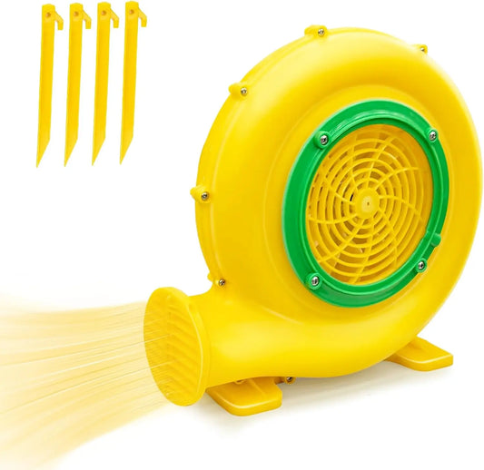 Souffleur d'air gonflable 750 W portable et puissant pour maison – jaune/blanc