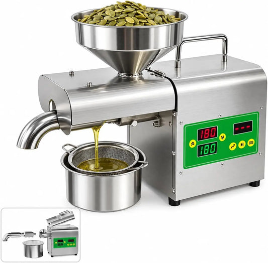 2000W Pressoir à Huile pour Noyaux d'Olive – gris