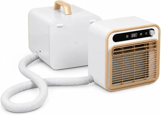Climatiseur Portatif Split 5000 BTU – 130 m³/h, gris/beige