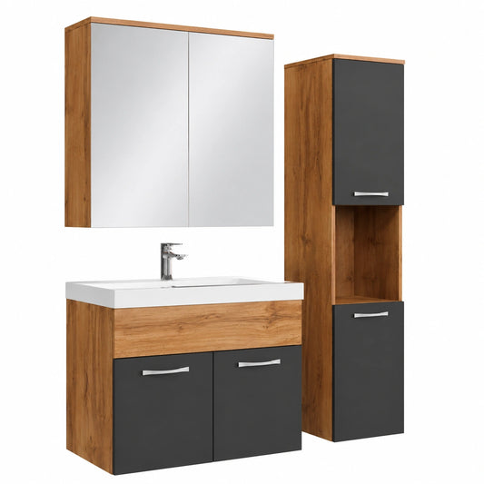 Armoire, avec rangement, coloris noir, pour la chambre