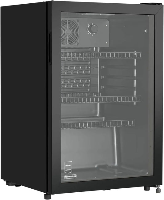 METRO Professional Réfrigérateur à boissons GSC2125B – 118 L, 54,5 x 54 x 84 cm, noir