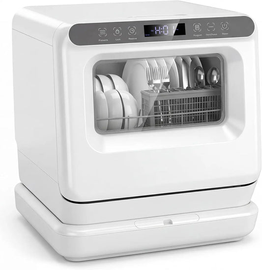 GIANTEX Lave Vaisselle de Comptoir 850w lave-vaisselle – 8,25 L, 3 couverts, gris