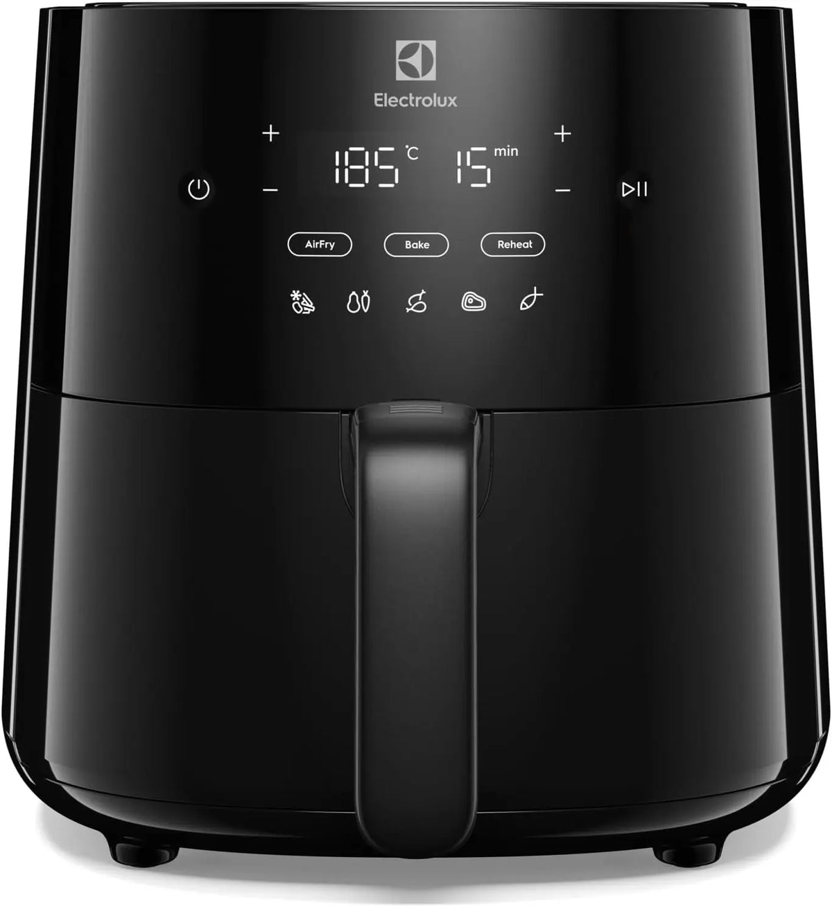 Electrolux Friteuse à Air Series 600 EAF3B – 1350 W, 3,3 Litres, noir