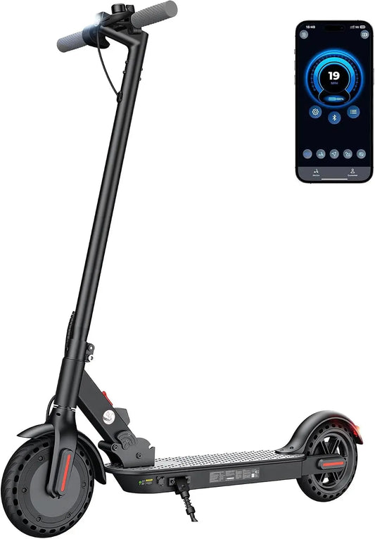 Trottinette Electrique Adultes Pliable – 500 W, 280,8 Wh, gris/noir