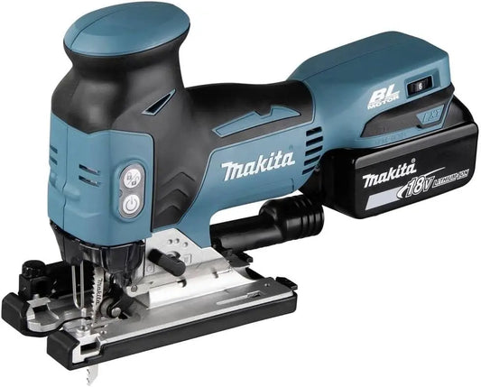 Makita Scie sauteuse 18V LXT 2x5,0 Ah en MAKPAC - MAKITA DJV181RTJ – gris/bleu/noir