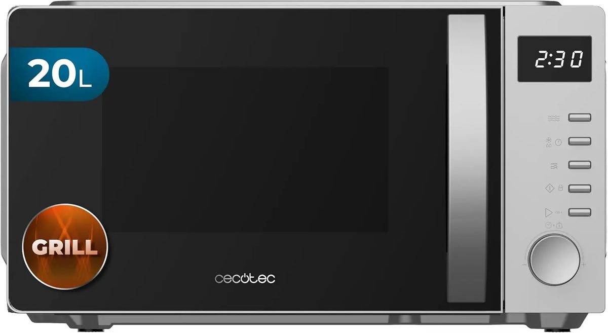Cecotec Micro-ondes avec Grill 20L Proclean 5105 argenté 700W