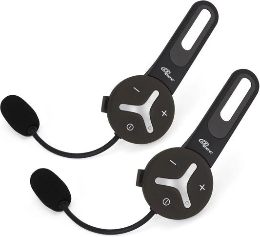 @tec Buddy Chat Duo Lot de 2 interphones Bluetooth – noir/gris