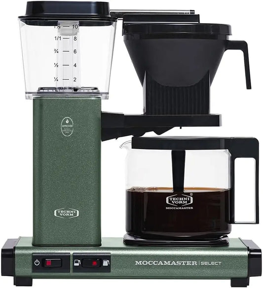 Moccamaster KBG Select cafetière filtre – 1,25 L, vert