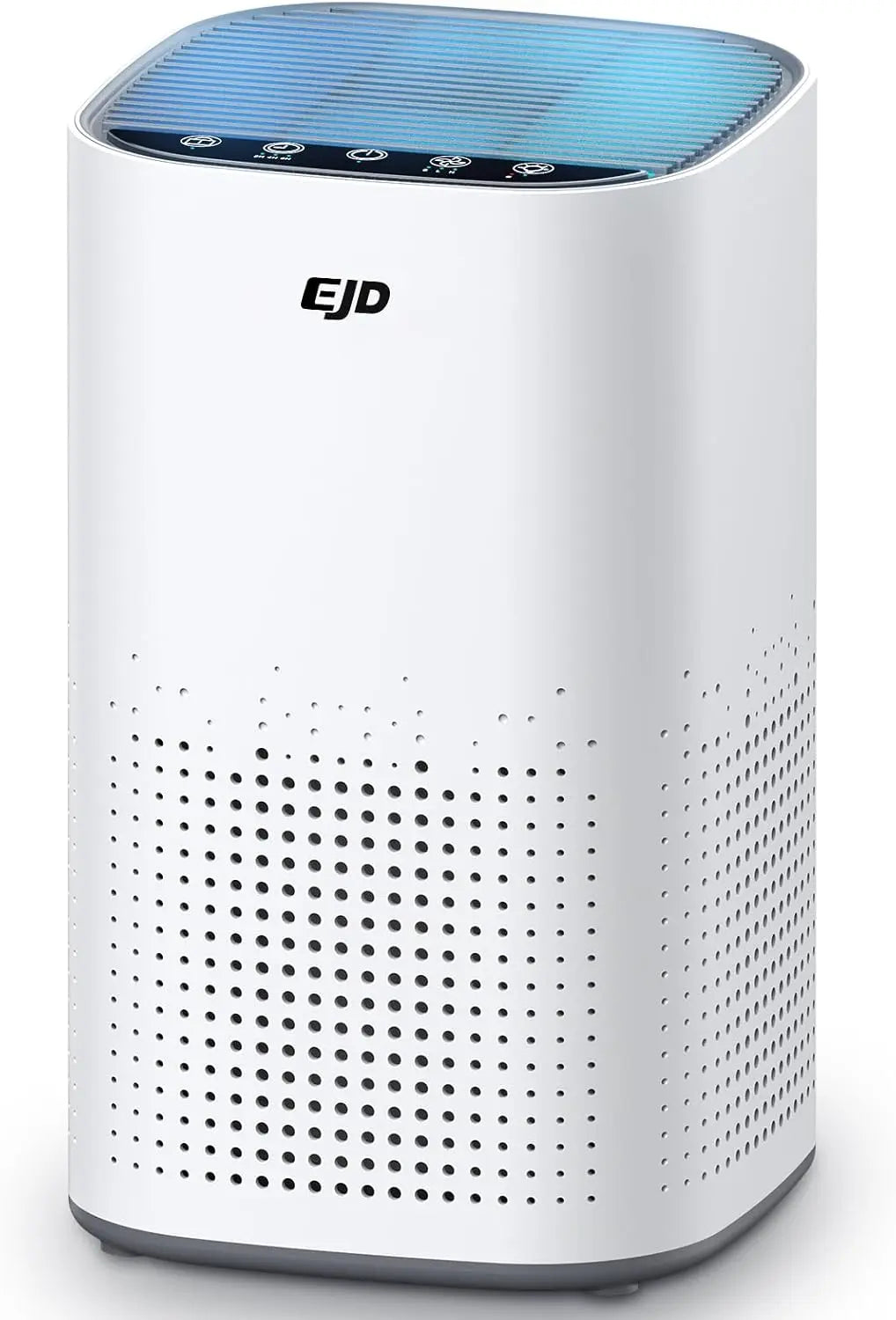 EJD Purificateur d'Air HEPA H13 Silencieux Chambres à Coucher jusqu'à 70 m² – 10 W, gris/bleu