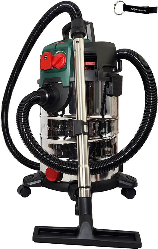 HEADNMORE Parkside PWD 30 Aspirateur Eau et poussière + Porte-clés – 2200 W, noir/gris
