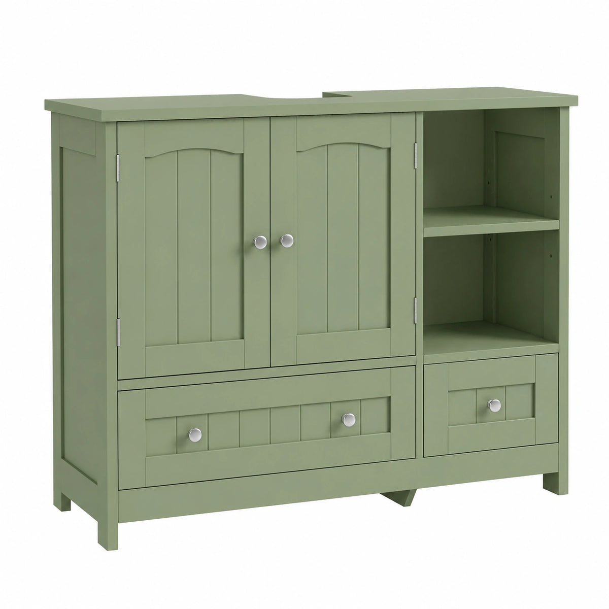 Ensemble de meubles de salle de bain, coloris vert, pour la salle de bain