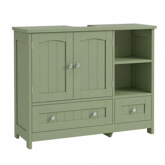 Ensemble de meubles de salle de bain, coloris vert, pour la salle de bain