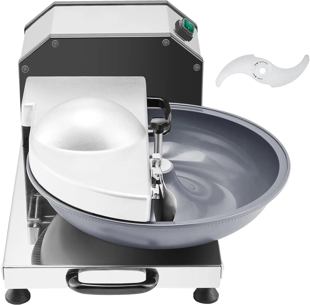 VEVOR Robot Culinaire et Hachoir à Légumes 3000 tr/min – 250 W, 18 L, argenté