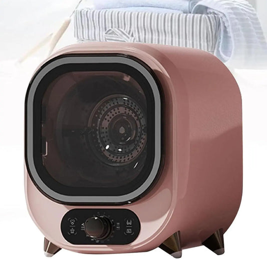 Sèche-Linge à Condensation portable capacité 5 kg CoralPink – 300 W, 31 x 39 x 38 cm, gris/noir/orange