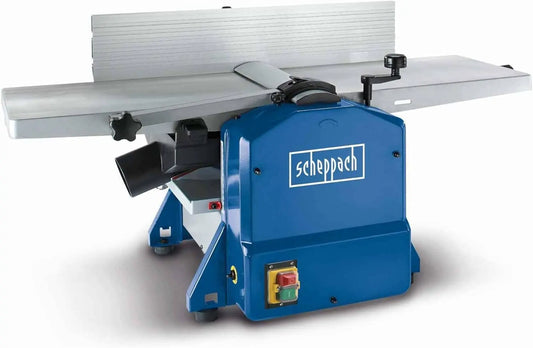 Scheppach Raboteuse & Dégauchisseuse compacte HMS1070 – 1500 W, bleu/gris
