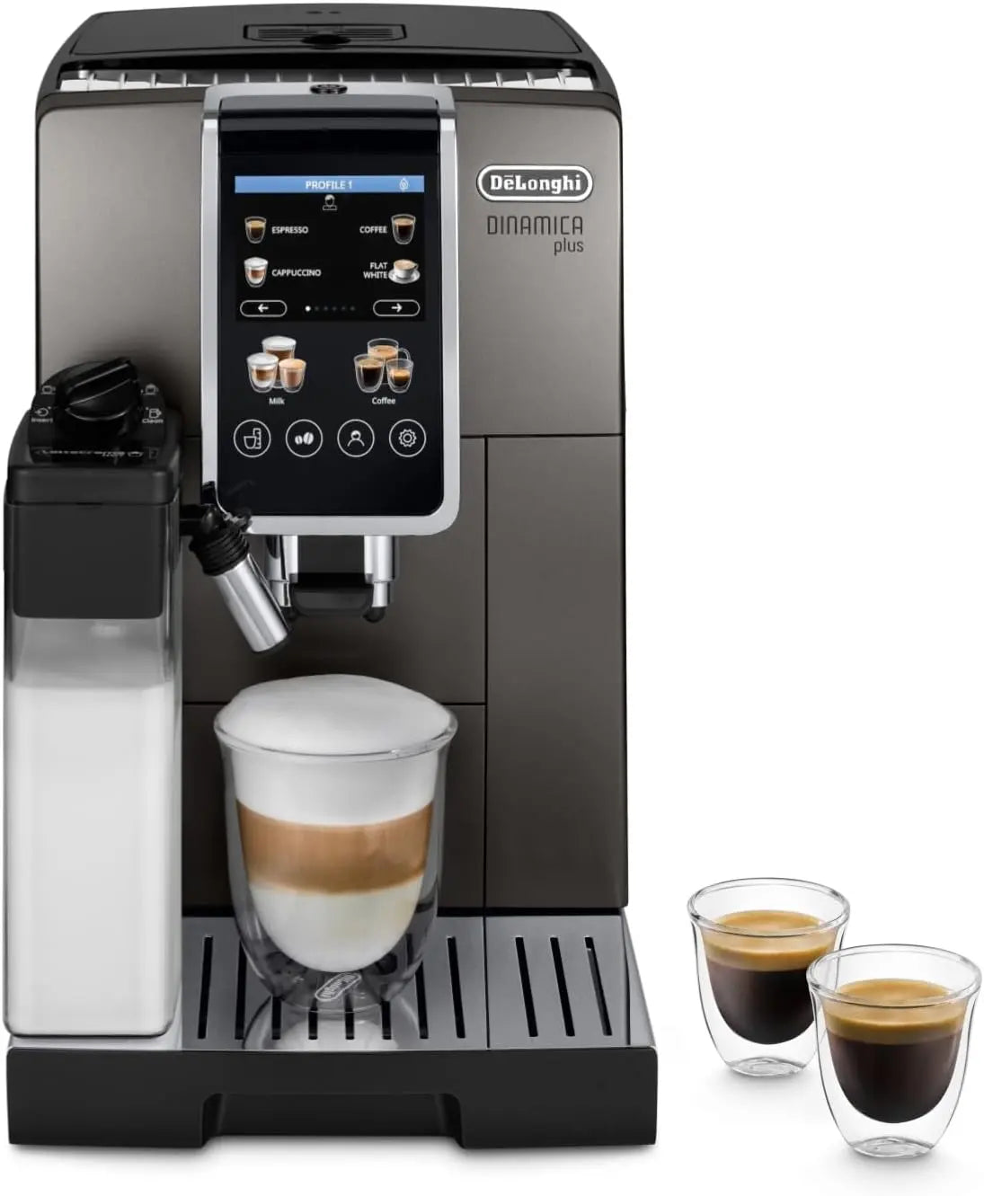 De'Longhi – Dinamica Plus - Machine à Café Automatique 18 Boissons Noir