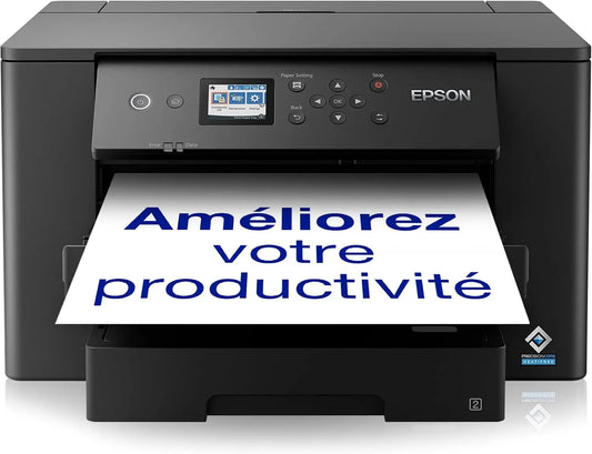 Epson Imprimante WorkForce WF-7310DTW : Imprimante recto verso / Fax – gris/noir